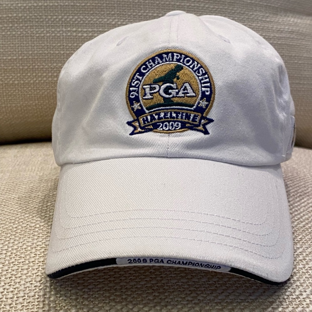PGA Championship 2009 91st Hazeltine Official Volunteer Hat / White / Adjustable